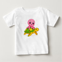 かわいいタツノオトシゴのタートルライド