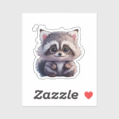 かわいいタヌキの森の動物の仲間 シール (シート)