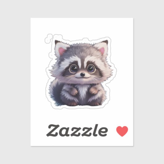 かわいいタヌキの森の動物の仲間 シール (シート)