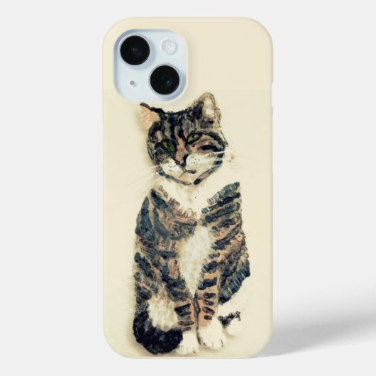 かわいいタビーキャット絵画子猫 Case-Mate iPhoneケース (裏面)