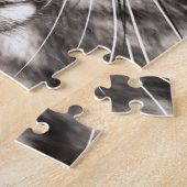 かわいいタビー猫が洗濯顔 ジグソーパズル (側面)