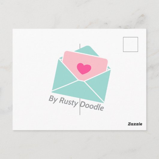 かわいいタビー猫とケーキのぴったりな誕生日 面白い ポストカード (裏面)