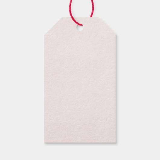 かわいいタビー猫とハートだけのアイテム ギフトタグ (裏面)