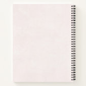 かわいいタビー猫とハート ノートブック (裏面)