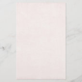 かわいいタビー猫とハート 便箋 (裏面)