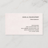 かわいいタビー猫とハート 名刺 (裏面)