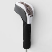 かわいいタビー猫 ゴルフヘッドカバー (アングル)