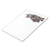 かわいいタビー猫 ノートパッド (アングル)