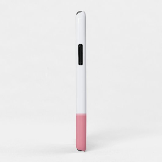 かわいいタビー猫&ハートズオンピンク&ホワイト Case-Mate iPhoneケース (裏面/右)