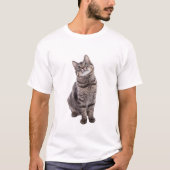 かわいいタビー猫 Tシャツ (正面)