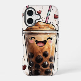 かわいいタピオカビューティフォンケース iPhone 16ケース