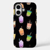 かわいいタピオカミルクティーのスマホケース Case-Mate iPhoneケース (裏面)