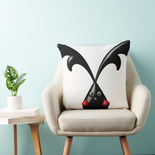 かわいいタフなバニー・ボクサーウサギ クッション (椅子)