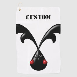 かわいいタフなバニー・ボクサーウサギ ゴルフタオル