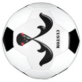 かわいいタフなバニー・ボクサーウサギ サッカーボール (回転)