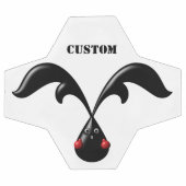 かわいいタフなバニー・ボクサーウサギ サッカーボール (フラット)