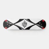 かわいいタフなバニー・ボクサーウサギ スケートボード (横)