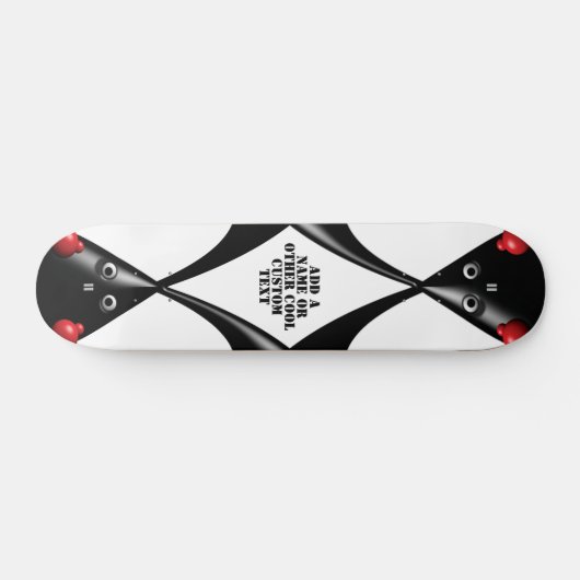 かわいいタフなバニー・ボクサーウサギ スケートボード (横)