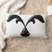 かわいいタフなバニー・ボクサーウサギ ランバークッション (ブランケット)