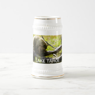 かわいいタホ湖ビールジョッキカリフォルニア小熊 ビールジョッキ