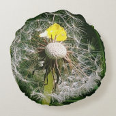 かわいいタンポポ ラウンドクッション (裏面)