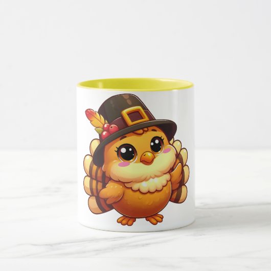 かわいいターキーマグカップ #2 マグカップ (中央)