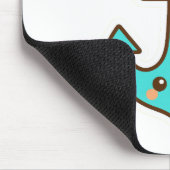 かわいいターコイズいかりお洒落- &陽気 マウスパッド (コーナー)