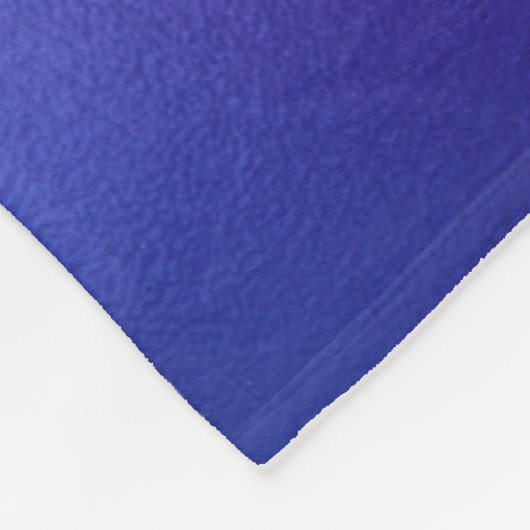 かわいいターコイズ紫フェイクグリッターモノグラム フリースブランケット (角)