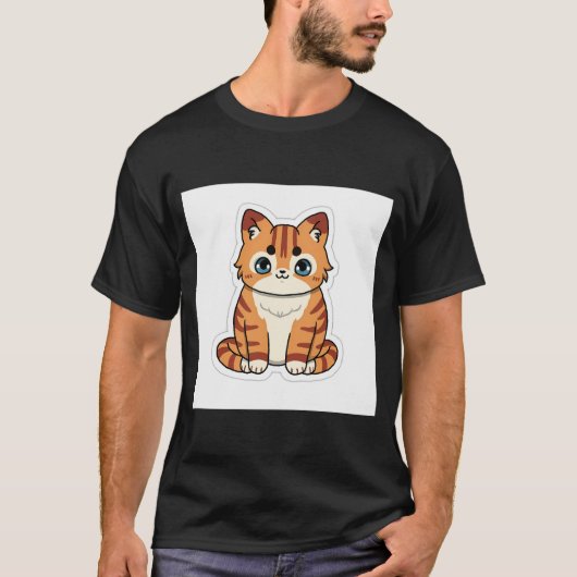 かわいいタートット猫 Tシャツ (正面)