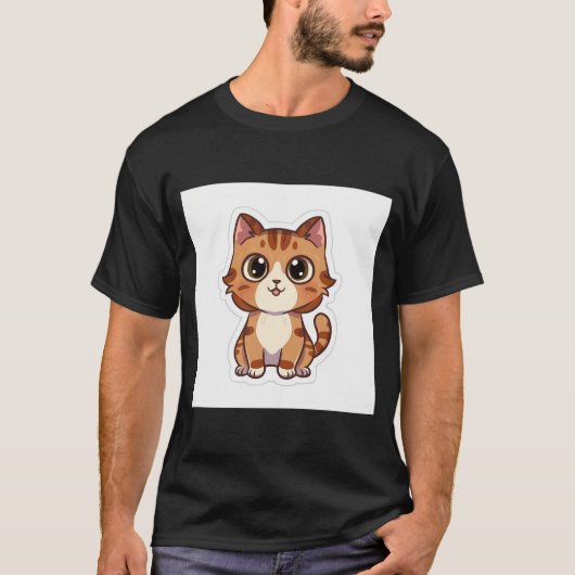 かわいいタートット猫 Tシャツ (正面)