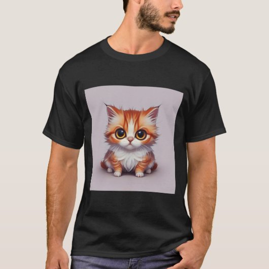 かわいいタートット猫 Tシャツ (正面)
