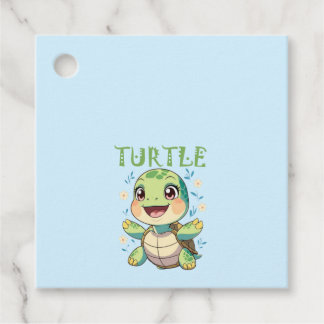 かわいいタートルベイビー フェイバータグ