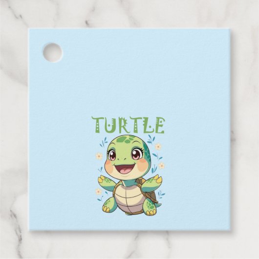 かわいいタートルベイビー フェイバータグ (正面)