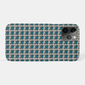 かわいいタートル フローラル柄  Case-Mate iPhoneケース (裏面(横))