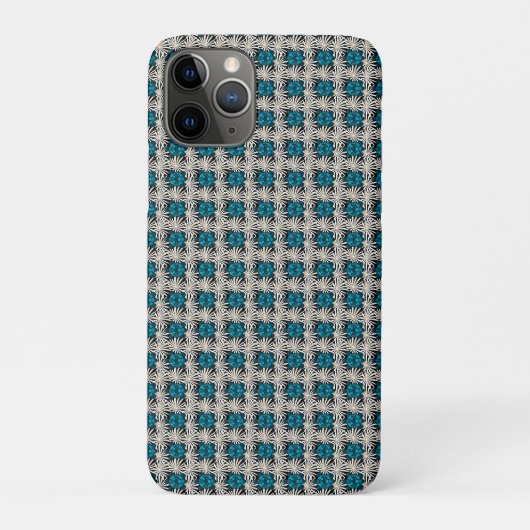 かわいいタートル フローラル柄  Case-Mate iPhoneケース (裏)