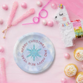 かわいいダイヤモンド雪片 ペーパープレート (パーティー)