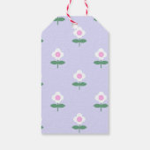 かわいいダシュントウィーナードッグラバーピンク ギフトタグ (裏面)