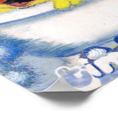 かわいいダックを浴槽にこする ポスター (角)