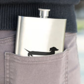 かわいいダックスフント フラスク (インサイチュ)