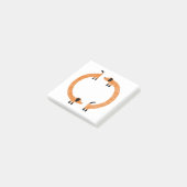 かわいいダックスフント ポストイット (アングル)