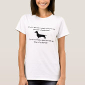 かわいいダックスフント Tシャツ (正面)