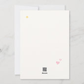 かわいいダックスフンドのホットドッグのホリデーカード シーズンカード (裏面)