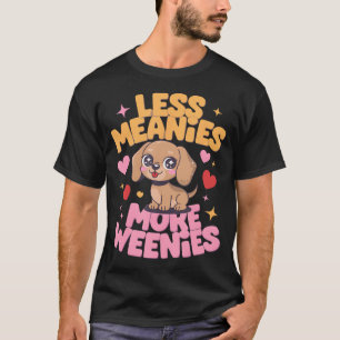 かわいいダックスフンドの子犬愛好家 ウィーンドッグ 楽しい Tシャツ