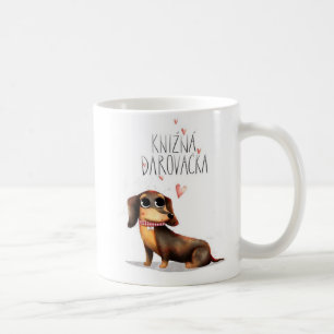 かわいいダックスフンドの子犬 コーヒーマグ – 愛犬家へのギフト コーヒーマグカップ