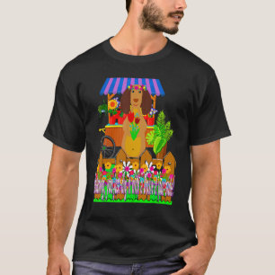 かわいいダックスフンド 面白いウィナードッグ 園芸ダックス Tシャツ