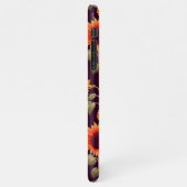 かわいいダックスンチャントヒマワリガーデンスケッチ iPhoneケース (左側)