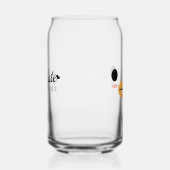 かわいいダック舌「深刻になるにはかわいい」。 ガラス缶 (右)