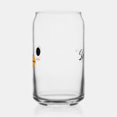 かわいいダック舌「深刻になるにはかわいい」。 ガラス缶 (左)