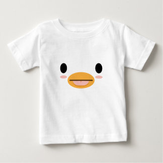 かわいいダック舌「深刻になるにはかわいい」。 ベビーTシャツ