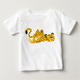 かわいいダッシュマンガのチーズベビーTシャツ ベビーTシャツ